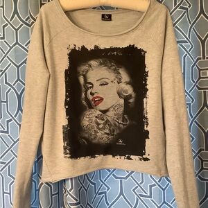 DESIRE44  Marylin Monroe Graphic Sweatshirt